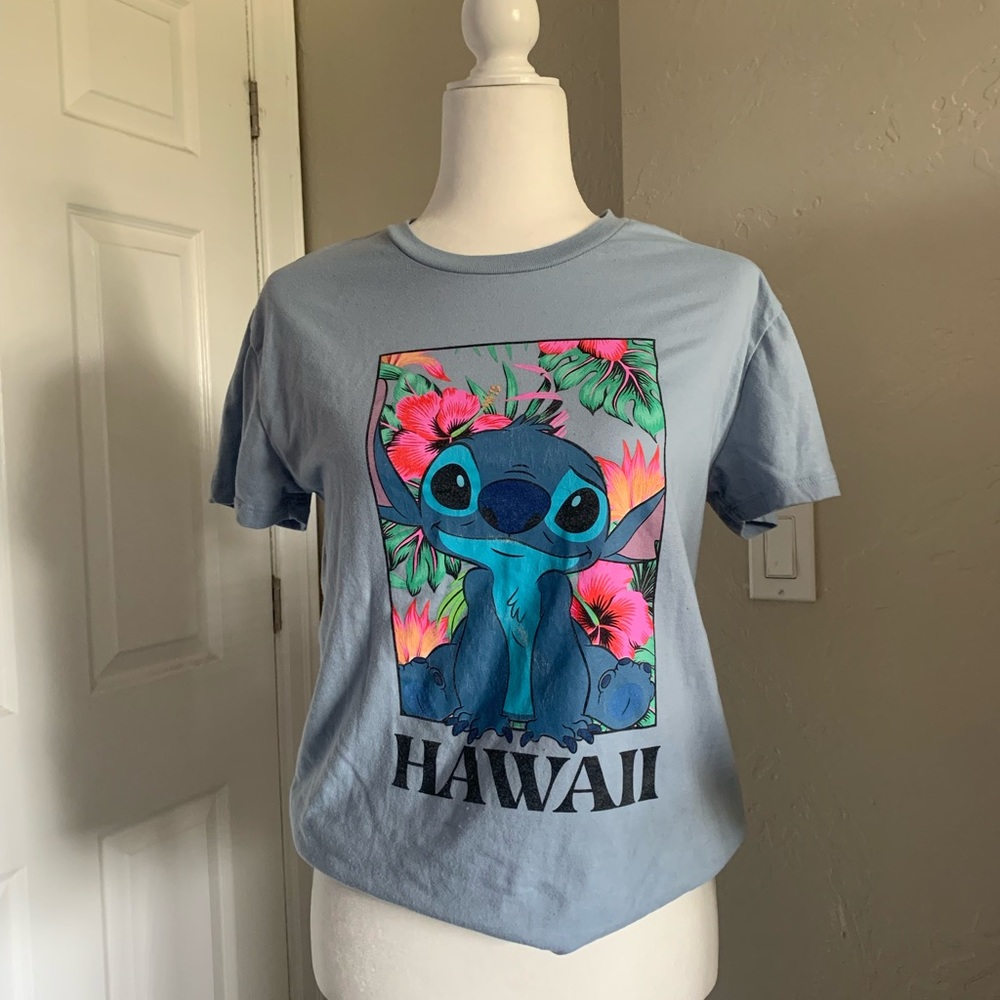 Cute Disney Blue “Lilo and Stitch” T-Shirt!